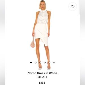 ELLIATT Camo Dress in White